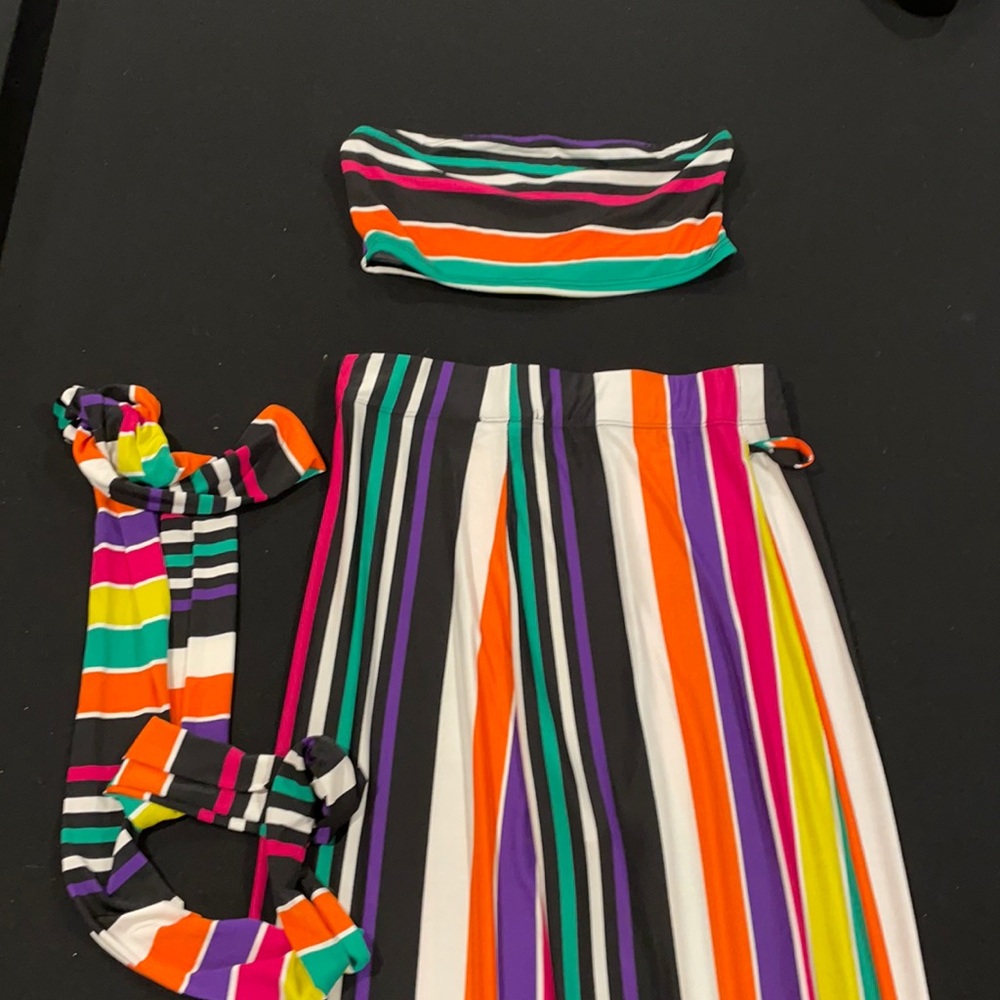colorful jumpsuit